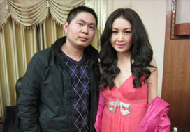 广州庄闲和游戏与明星合影